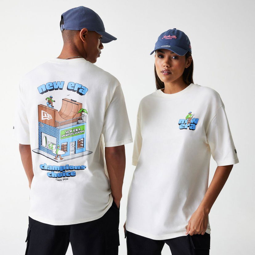 Majica New Era New Era Store Graphic T-Shirt Bela | 60684400