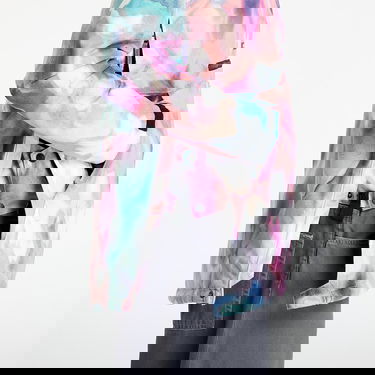 Jakna Horsefeathers Fiora Swirl Print Hooded Anorak Jacket Večbarvna | OW230A, 3