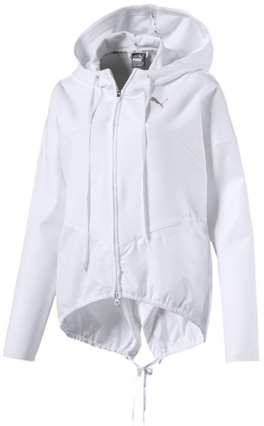 Pulover Puma FZ HOODY Hoodie Bela | 595091-02
