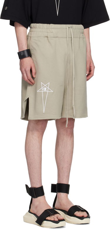 Kratke hlače Rick Owens Rick Owens Champion Edition French Terry Shorts Črna | CM01E1683 CHFE FELPA, 4