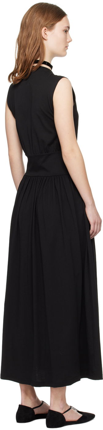 Obleke TOTEME Sleeveless Midi Dress Črna | 242-WRD1783-FB0093, 2