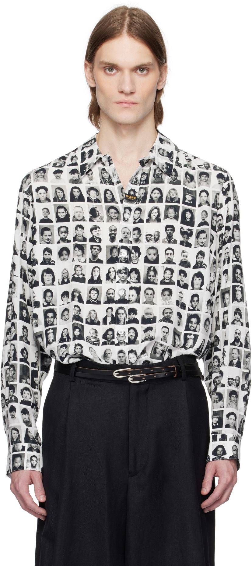 Srajce Martine Rose Martine Rose Classic Photo Print Shirt Bela | 401WS24020