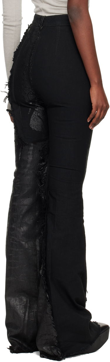 Kavbojke Rick Owens Concordians Bolan Bootcut Jeans Črna | RO02E4329 BMCCL, 2