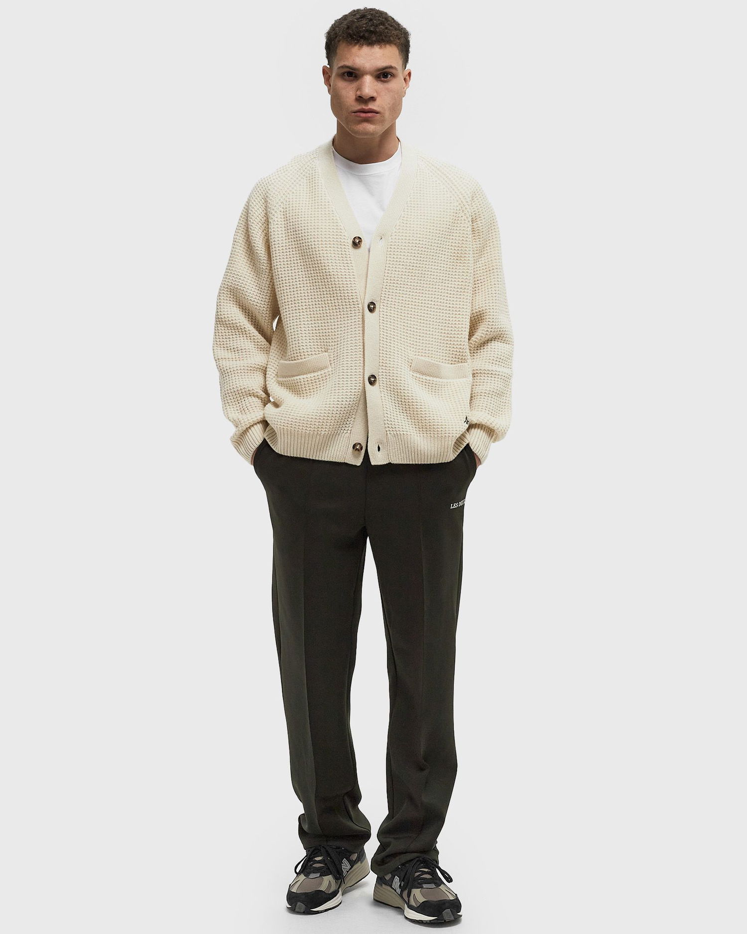 Pleteni pulover Les Deux Les Deux Grady Waffle Cardigan XL Bež | LDM310147-215215, 1
