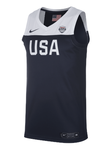 Majica brez rokavov Nike USA (Road) Mornarica | CJ6872-451