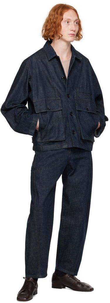 Kavbojke LEMAIRE LEMAIRE Twisted Workwear Jeans Modra | PA1102 LD068, 3