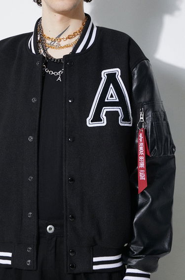 Bomber jakna Alpha Industries Alpha Industries College Bomber Jacket Črna | 146111, 5