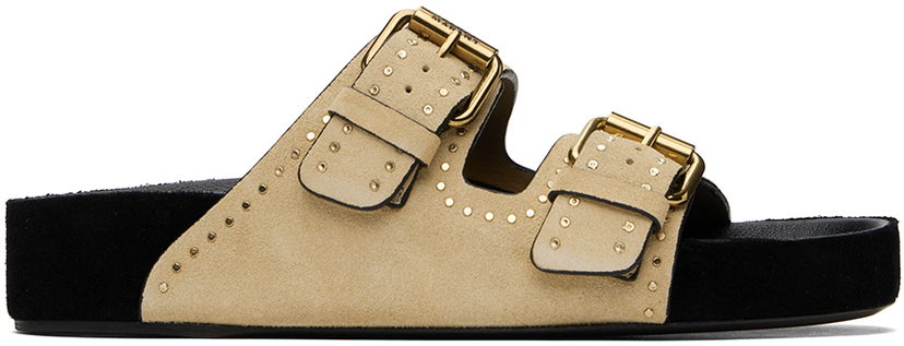 Modni dodatki ISABEL MARANT Isabel Marant Lennyo Buckle Sandals Bež | 24ESD0118FA-B2B11S