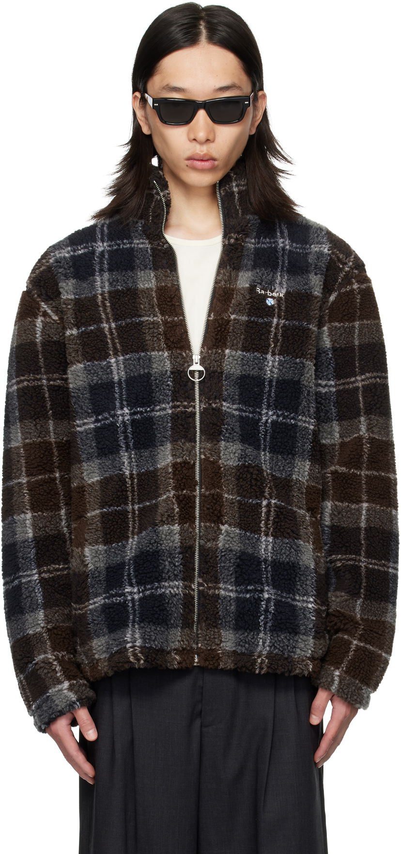 Jakna Barbour Barbour Tartan Sherpa Fleece Jacket Rjava | MFL0187TN38