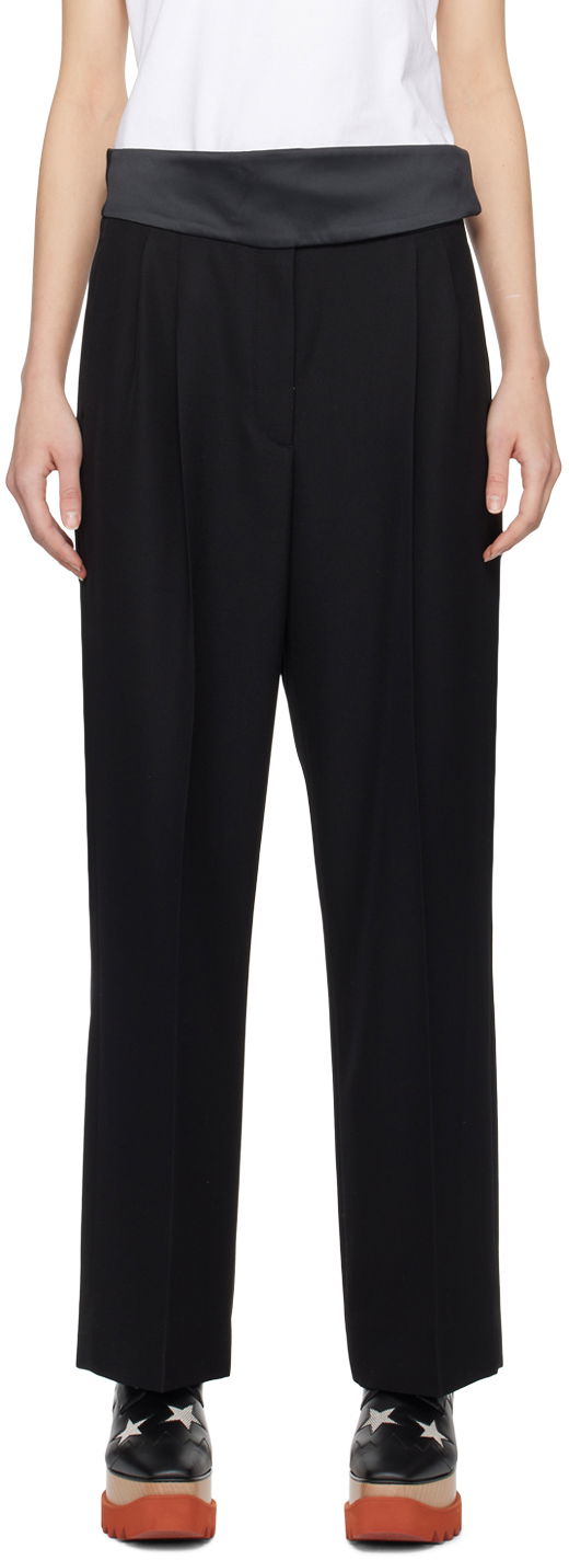 Hlače Stella McCartney Stella McCartney Tuxedo Trousers Črna | 6401543DU700