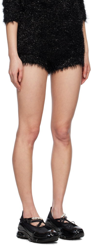 Kratke hlače Simone Rocha Simone Rocha Tinsel Knit Shorts Roza | PRMK3 0664, 4