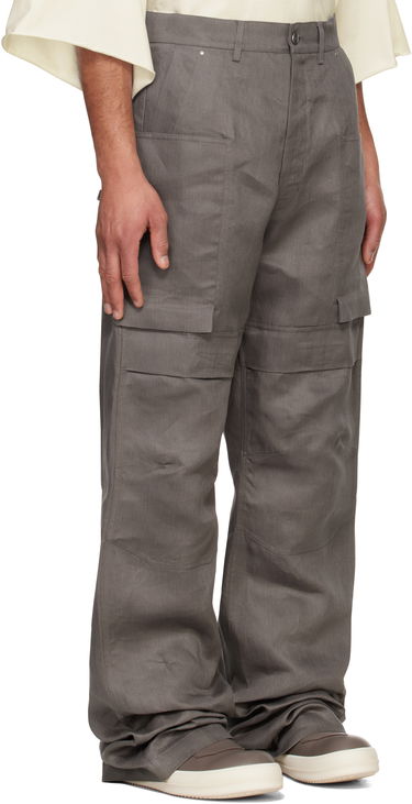 Cargo hlače Rick Owens Rick Owens Hollywood Stefan Cargo Pants Siva | RU01E5346 TWL, 1