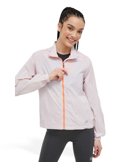 Vetrovka New Balance Printed Impact Run Light Pack Roza | WJ21265SOI