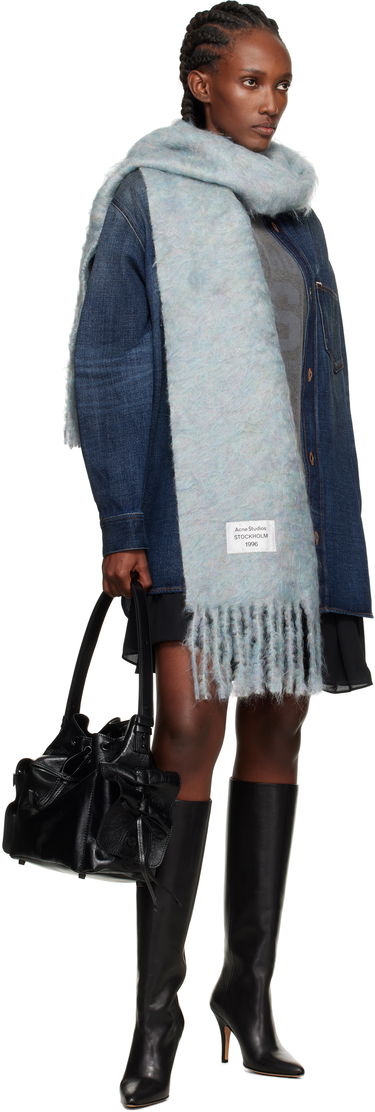 Šala Acne Studios Acne Studios Mohair & Wool Scarf Roza | CA0392-, 2