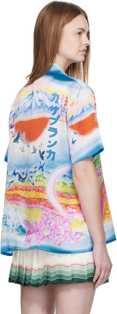 Srajce Casablanca Casablanca Silk Resort Print Shirt Večbarvna | WPF25-SH-200-02, 2