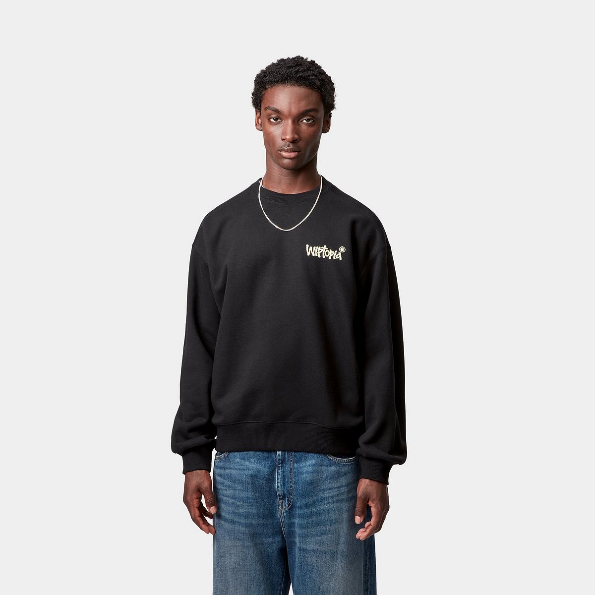 Pulover Carhartt WIP Wiptopia Sweatshirt Črna | I035644_9, 0