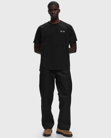 Majica ØLÅF CROSS STITCH TEE Črna | M170102-BLACK, 1