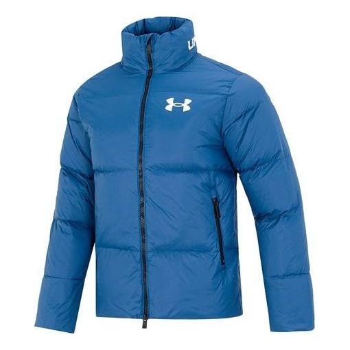 Puhovka Under Armour Logo Puffer Jacket Modra | 1375449-437