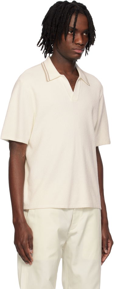 Polo majica rag & bone Rag & Bone Rib Knit Johnny Polo Siva | MBS25S035YF35, 4