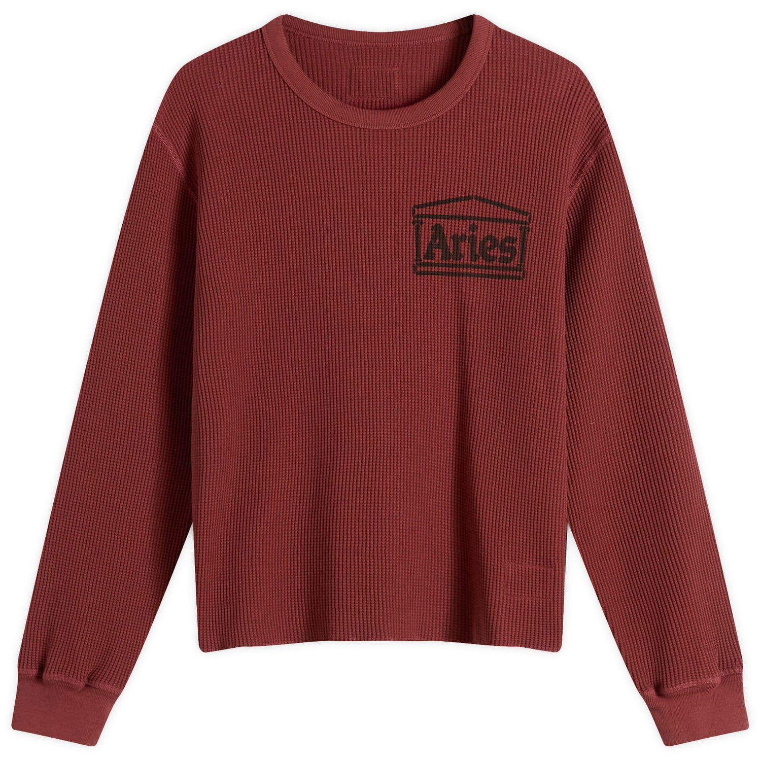 Majica Aries Aries Women's Reversible Long Sleeve Baby Fit Tee Rdeča | AR40666-BGY, 0