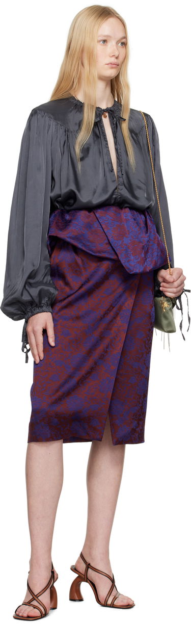 Srajce Dries Van Noten Dries Van Noten Drawstring Blouse Črna | 251-010710-1427, 4