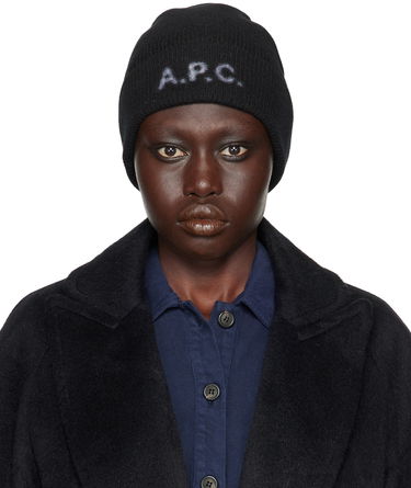 Beanie A.P.C. Black Harry Beanie Črna | WVBDK-M25085, 0