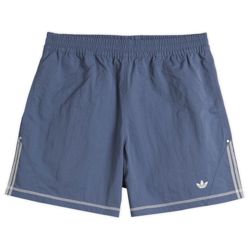 Kratke hlače adidas Originals OG LA Nylon Side Stripe Short Modra | KD3617