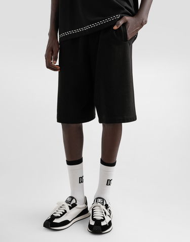 Kratke hlače Dolce & Gabbana Dolce & Gabbana Cotton Jogging Shorts Črna | GP08BZG7O2SN0000, 3
