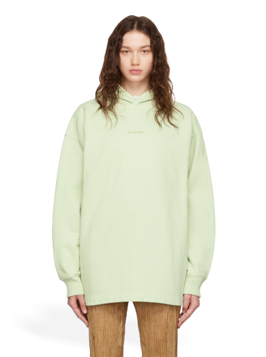 Pulover Acne Studios Bonded Hoodie Zelena | AI0083-