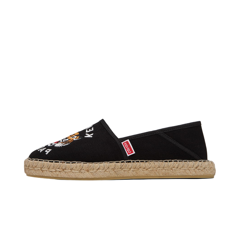 Superge in čevlji KENZO Paris Embroidered Espadrilles "Black" Črna | FE55ES020F81