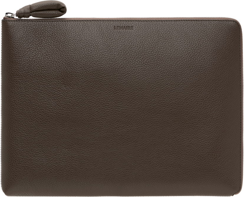 Denarnica LEMAIRE LEMAIRE Soft Grained Leather Document Holder Rjava | AC1011 LL0018