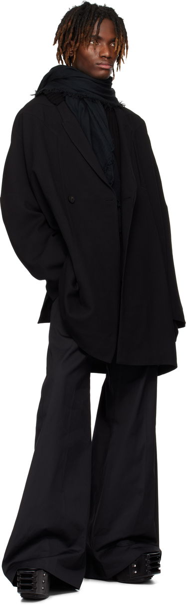 Plašči Rick Owens Rick Owens Oversized Arrowhead Jacket Črna | RU01E5751 WA, 3