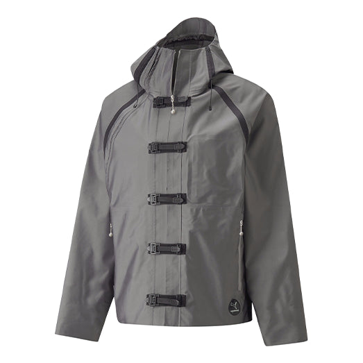 Vetrovka Puma PRONOUNCE Crossover Hooded Jacket Siva | 534030-76