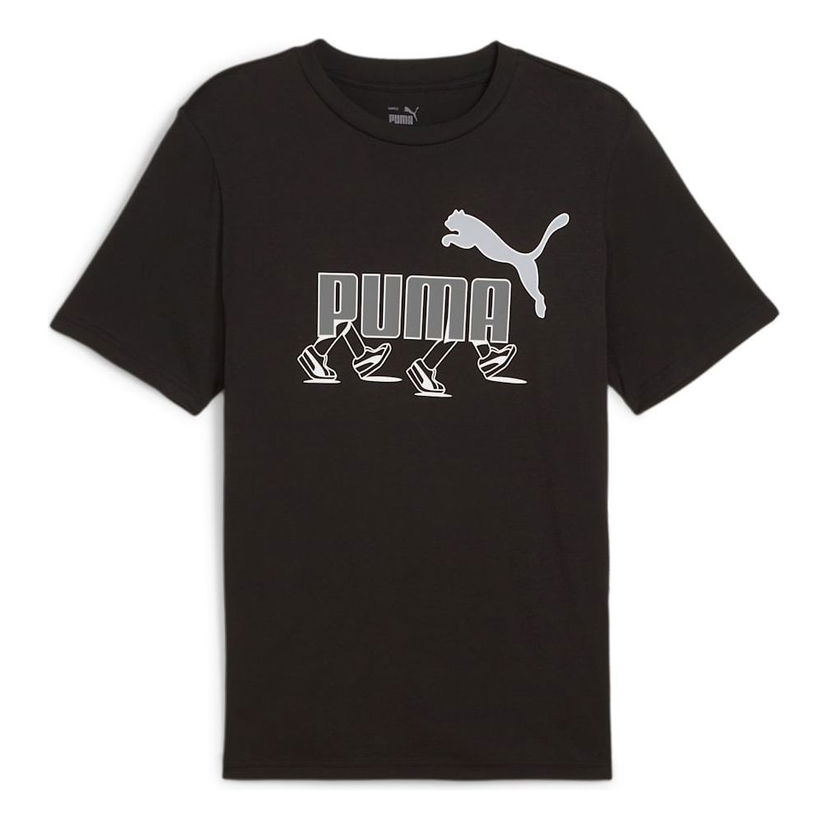 Majica Puma Graphics Sneaker Print T-Shirt Črna | 682152-01