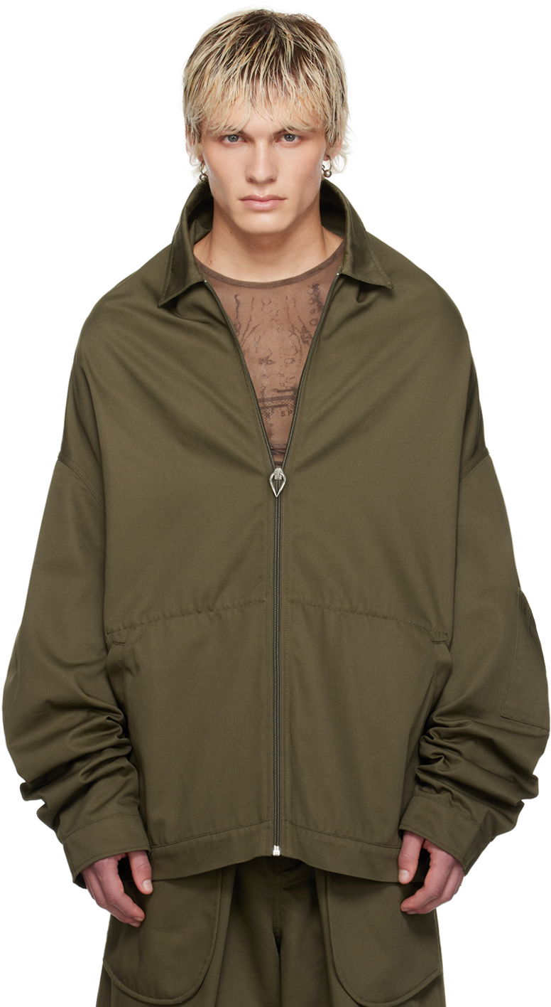 Jakna Jean Paul Gaultier Jean Paul Gaultier Shayne Oliver Edition Zip-Up Jacket Zelena | 24/27-F-VE054-C048-41
