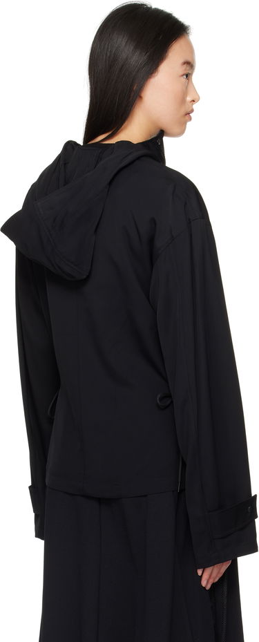 Vetrovka Y-3 Y-3 Rayon Twill Hooded Jacket Črna | JD1760, 2