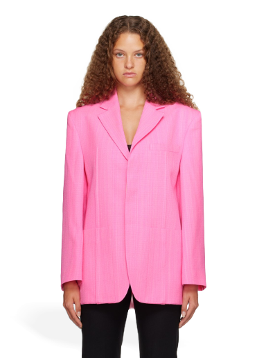 Plašči Jacquemus Le Chouchou 'La Veste D'Homme' Roza | 22E213JA101-1031