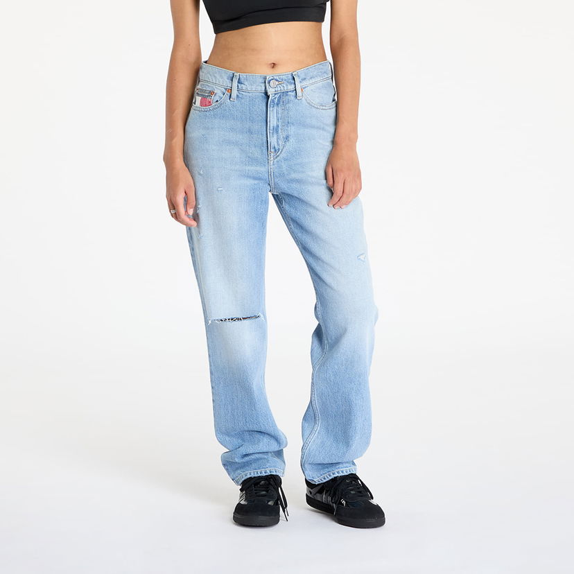 Kavbojke Tommy Hilfiger Izzie Hgh Slim Straight Jeans Denim Modra | DW0DW19934 1A5