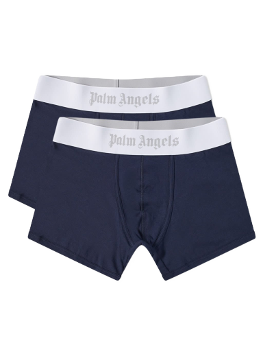 Boksarice Palm Angels Boxer Short - 2 Pack Mornarica | PMUH002S23FAB0064601