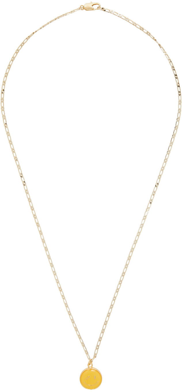 Ogrlica We11done Necklace With Yellow Pendant Kovinski | WD-AN0-21-019-U-GD
