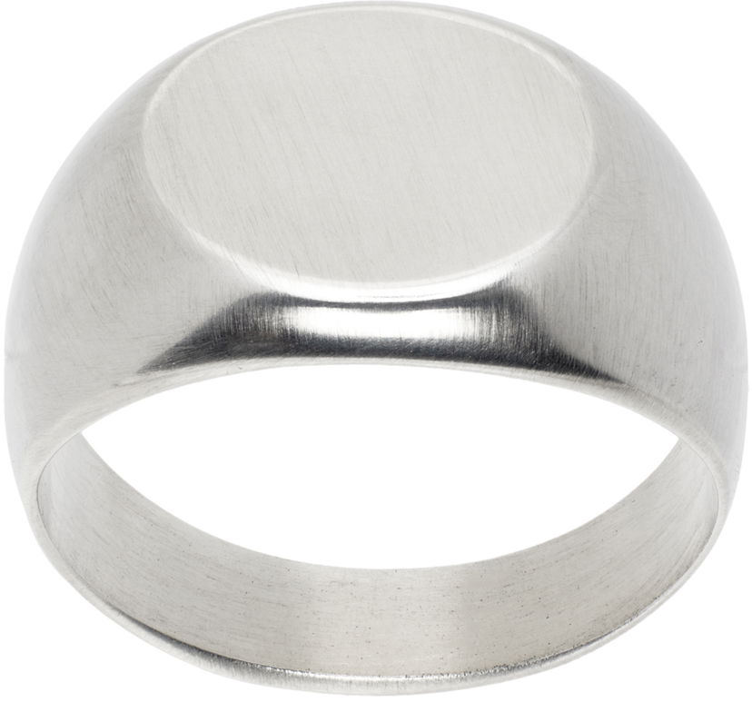Prstan Jil Sander Classic Chevalier Ring Siva | J29UQ0002 P4865