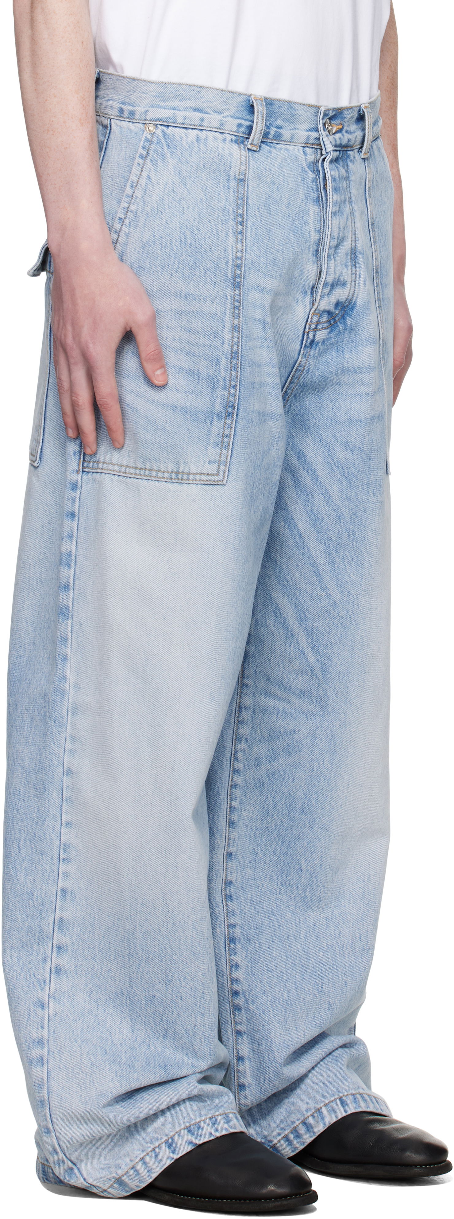 Kavbojke We11done We11done Carpenter Jeans Modra | WD-DP2-25-343-M-SK, 1