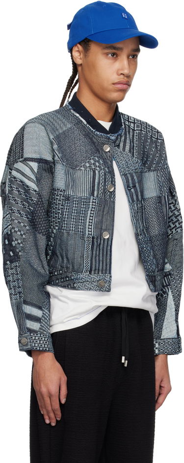 Bomber jakna ADER ERROR ADER error Collaz Product. 21 Patchwork Denim Jacket Modra | BO01SSJK1601BL, 1