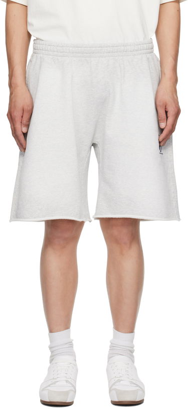 Kratke hlače Alexander Wang Alexander Wang Oversized Cotton Terry Sweat Shorts Siva | UCC2254118, 0