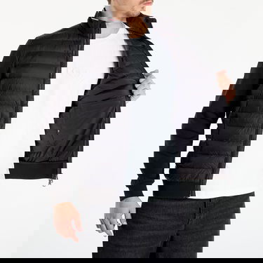 Puhovka Tommy Hilfiger Jacket Mix Media Ess Rwb Stand Collar Črna | MW0MW41329 BDS, 1