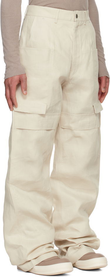 Cargo hlače Rick Owens Rick Owens Hollywood Stefan Cargo Pants Siva | RU01E5346 TWL, 4