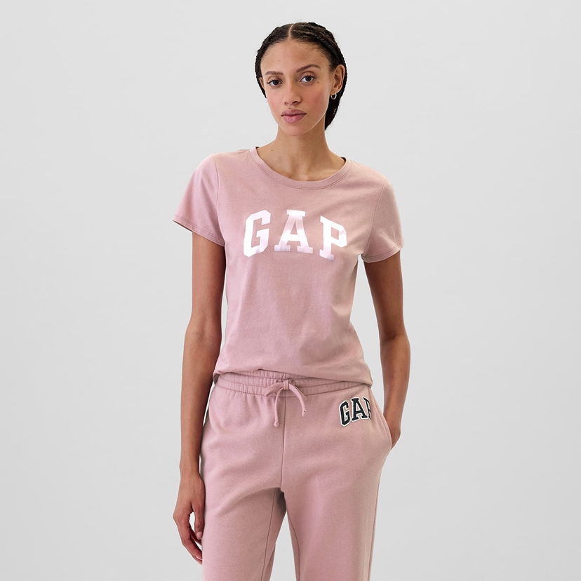 Majica GAP T-shirt Logo Shortleeve Tee Lilas Pink XS Rjava | 417797-13