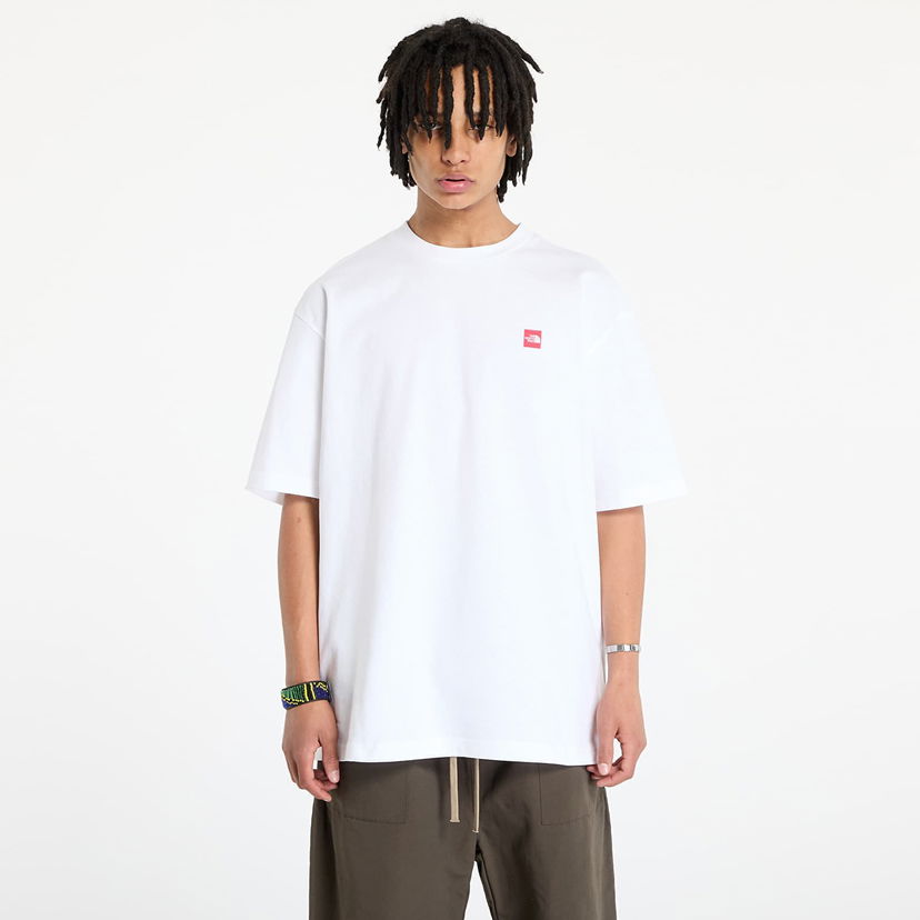 Majica The North Face North Face Axys Oversized Short Sleeve T-Shirt Bela | NF0A8C1RFN41