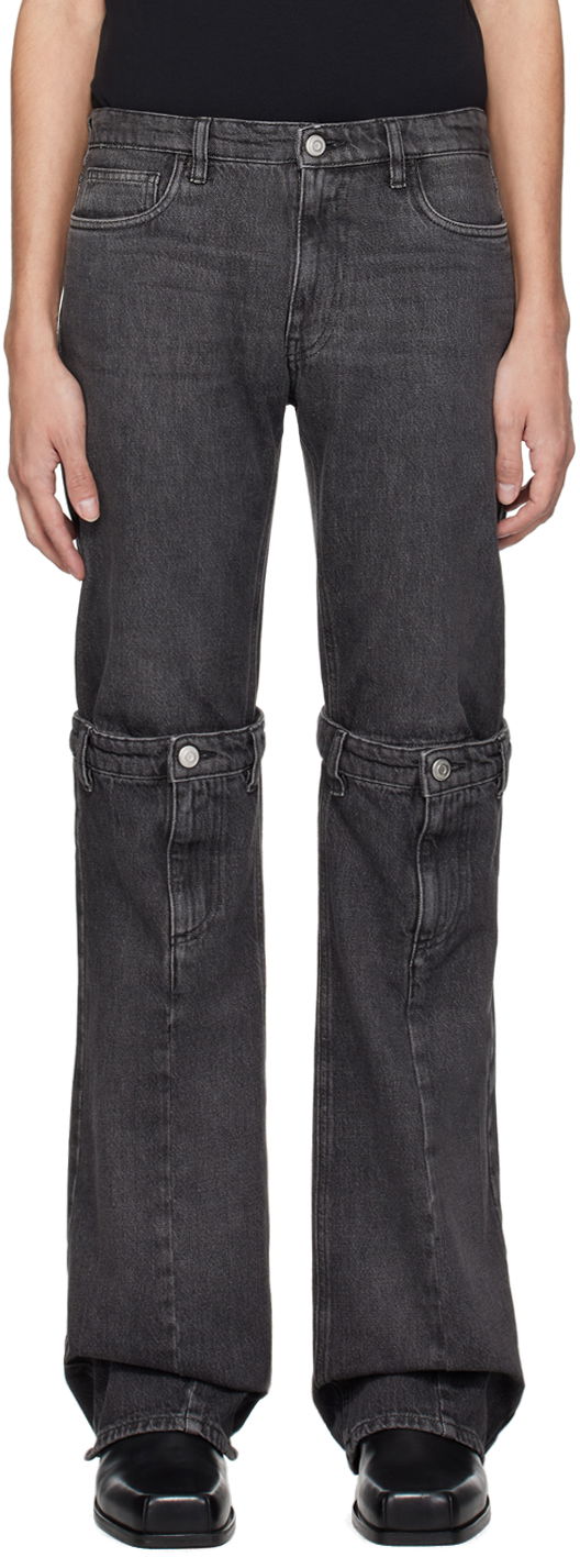 Kavbojke Coperni Open Knee Jeans Črna | COPP55852MEN