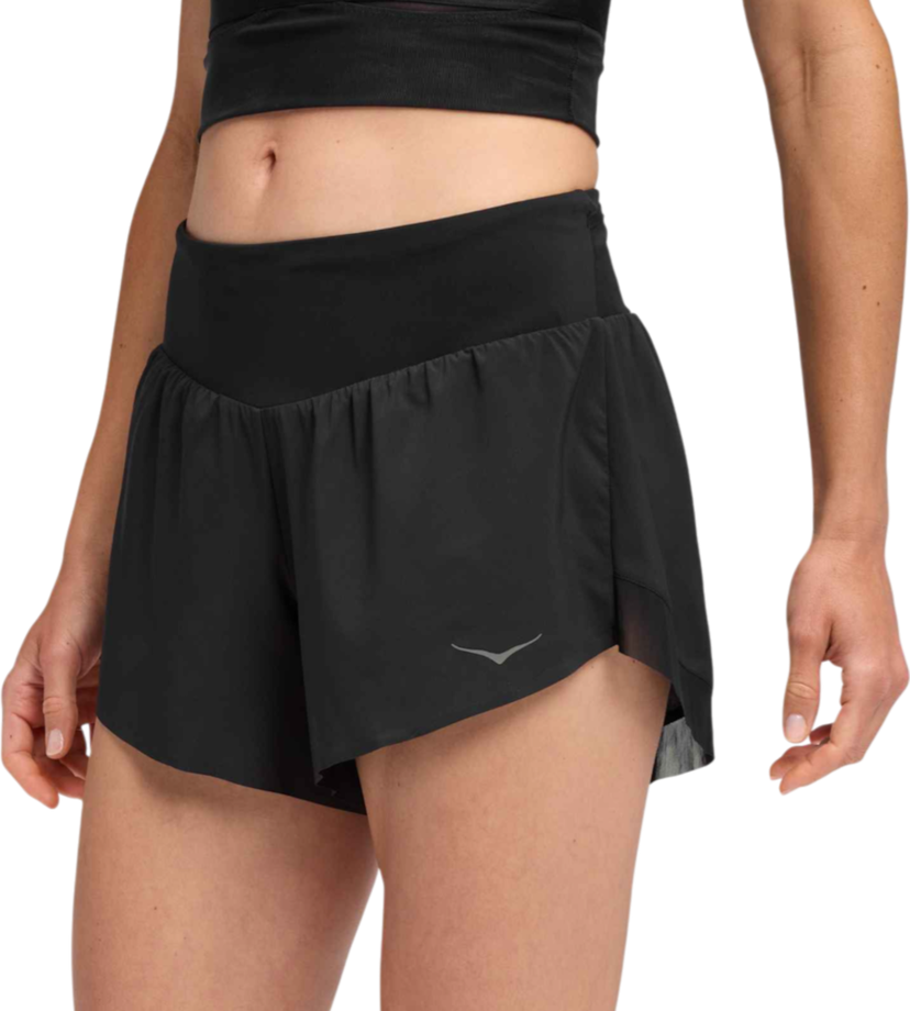 Kratke hlače Hoka One One Hoka Glide 4" Shorts Črna | 1176974-blk